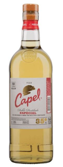 Image sur Pisco Capel Especial Doble Destilado 35° 0.7L